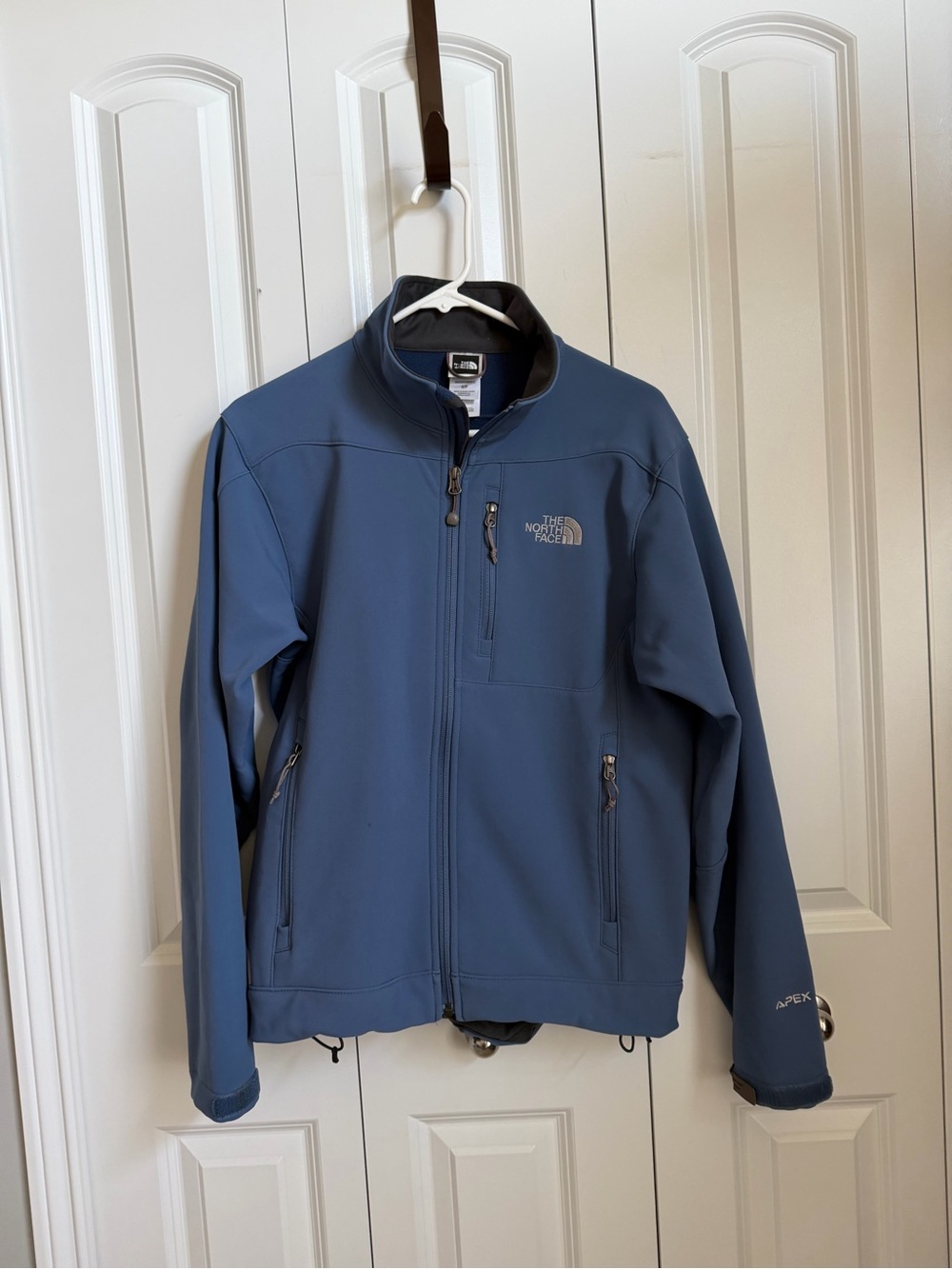 The North Face Apex Slate Blue Softshell Jacket Men’s Small